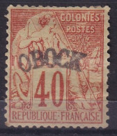 Obock            9 *  Tache Sur Une Dent Angle Au Verso - Unused Stamps