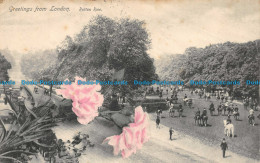 R160437 Greetings From London. Rotten Row. 1906 - Other & Unclassified