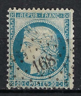 FRANCE  PC Des GC Ca.1860-75: No 168 (Arcis-sur-Aube) Sur Y&T 60A - 1871-1875 Cérès