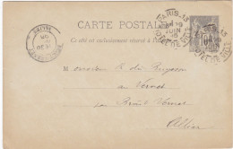 FRANCIA - INTERO POSTALE -VIAGGIATO - VIAGGIATO - 1895 - Sonstige & Ohne Zuordnung