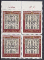 1982 , Mi 1697 ** (7) - 4er Block Postfrisch -  275 Jahre Dorotheum , Wien - Unused Stamps