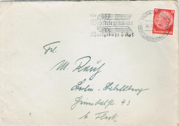 55256. Carta FRANKFURT (Alemania Reich) 1938. Slogan Brieftelegramme - Covers & Documents