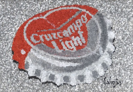 F6-117 Litografía Cerveza Cruzcampo Light Spain. The Frosted Collection. - Publicité