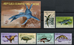 2013 5685 Cuba Prehistoric Animals - Gigant Reptilies Of The Caribbean MNH - Nuovi