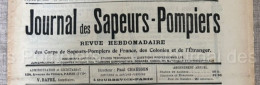 1912 JOURNAL DES SAPEURS POMPIERS - UNION D'INDRE ET LOIRE DE LA  MEUSE ET DES ARDENNES - CONCOURS DE BRIONNE - 1900 - 1949