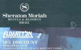 ISRAELE  KEY HOTEL   Sheraton Moriah -     Eilat - Cartes D'hotel