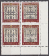 1982 , Mi 1697 ** (10) - 4er Block Postfrisch -  275 Jahre Dorotheum , Wien - Unused Stamps