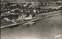 71995989 Duesseldorf Fliegeraufnahme Rheinrestaurant Schnellenburg Duesseldorf - Duesseldorf