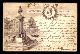 ITALIE - TORINO - MONUMENTO VITTORIO EMANUELE - CARTE ILLUSTREE - Altri Monumenti, Edifici