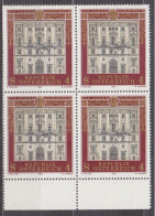 1982 , Mi 1697 ** (12) - 4er Block Postfrisch -  275 Jahre Dorotheum , Wien - Unused Stamps