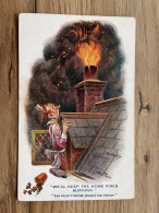 ILLUSTRATION DUDLEY BUXTON / WE'LL KEEP THE HOME FIRES BURNING - Altri & Non Classificati