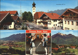 71994680 Grassau Chiemgau Hochfelln Hochplatte Teilansichten Tracht Grassau - Autres & Non Classés