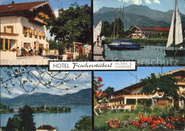 71994644 Felden Chiemsee Hotel Fischerstaeberl Segelboot Bernau A.Chiemsee - Autres & Non Classés