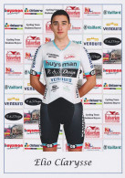 Cyclisme , Elio CLARYSSE 2023 - 2024 - Cyclisme