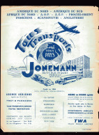 2 Feuillets Publicitaires Pour La Sté De Transport JONEMAN & TWA - XVIIIe Salon De L'Aéronautique - Advertenties