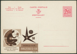 Publibel N°INT 09A World Faire Brussels 58 FN / Neuf 2F50 Lion Héraldique. Léger Pli / Expo 58 - Storia Postale