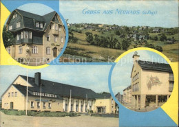 71994519 Neuhaus Rennweg HO Hotel Hirsch Kulturhaus Uebersicht Kreisratsgebaeude - Autres & Non Classés