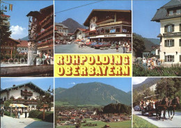 71994491 Ruhpolding Pferdekutsche Cafe Haus Wittelsbach Brunnen Ruhpolding - Ruhpolding