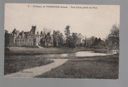 CPA - 02 - Château De Marchais - Vue D'une Partie Du Parc - Non Circulée - Other & Unclassified