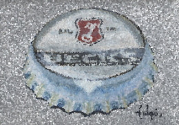 F6-124 Litografía Cerveza Becks Germany. The Frosted Collection. - Werbepostkarten