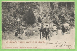 A177  CPA  LA SCHLUCHT (Vosges)  Source De La Meurthe - Attelages Chevaux   +++++ - Andere & Zonder Classificatie