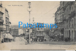 229671 SPAIN ESPAÑA VIGO PONTEVEDRA PUERTA DEL SOL & RAILROAD POSTAL POSTCARD - Autres & Non Classés