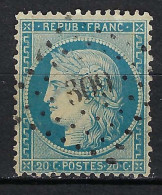 FRANCE  PC Des GC Ca.1860-75: Le No 309 (Barbézieux) Sur Y&T 60A - 1871-1875 Cérès