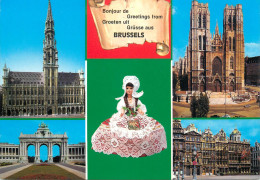 Belgium Brussels Multi Views Postcard - Other & Unclassified