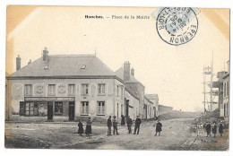 Cpa. 28 HANCHES (ar. Chartres) Place De La Mairie (Epicerie - Mercerie "D. Play", Animée) 1905 Ed. Play - Altri & Non Classificati