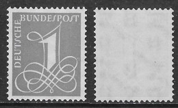 Germania Germany 1958 BRD New Daily Stamp Wm4 Mi N.285 MNH ** - Unused Stamps