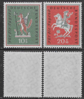 Germania Germany 1958 BRD Youth Study Tours  Mi N.286-287 Complete Set MNH ** - Unused Stamps