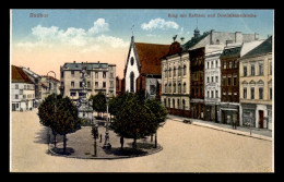 POLOGNE - RACIBORZ - RING MIT RATHAUS UND DOMINIKANERKIRCHE - Polen