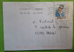 France Lettre Prioritaire Avec Timbre Psychanalyste Françoise DOLTO 1908 - 1988 , 2018 , TB - Lettres & Documents