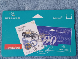 BELGIUM - P379 - PHILAPOST - STAMP - MOTORCYCLE - 1.000EX. - Sans Puce