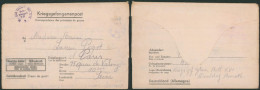Guerre 40-45 - Lettre "Kriegsgefangenenpost" Expédié Du Kriegs-Gef. Glaser-Batl. XVI (Dusseldorf) > Paris - Oorlog 1939-45