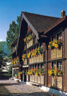 1 AK Schweiz / Switzerland * Appenzell - Bemaltes Haus Des Glockensattlers Hampi Fässler In Der Engelgasse * - Appenzell