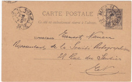 FRANCIA - INTERO POSTALE -VIAGGIATO - VIAGGIATO - 1891 - Sonstige & Ohne Zuordnung