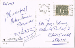 55260. Postal AMSTERDAM (Holland) 1958. Vistas Dfe VOLENDAM - Covers & Documents