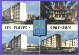 Carte Postale 78. Les Clayes-sous-bois  Cité HLM   Très Beau Plan - Les Clayes Sous Bois