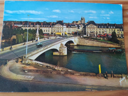 60 - COMPIEGNE - Pont Sur L'Oise Et Rue Solferino - Péniche - Compiegne