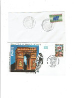 06 NICE & PARIS 2 BT Commémoratifs Des 25/6 &19/7/1981 Départ & Arrivée Tour De France 1981 .cyclisme  (1349) - Commemorative Postmarks