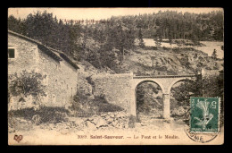 63 - ST-SAUVEUR - LE PONT ET LE MOULIN - Autres & Non Classés