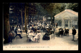 63 - LE MONT-DORE - LA TERRASSE DU CAFE DU CASINO - CARTE COLORISEE - Le Mont Dore