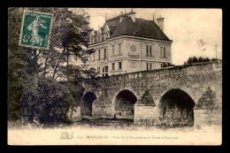 45 - MONTARGIS - PONT DE LA CHAUSSEE ET LA CAISSE D'EPARGNE - Montargis