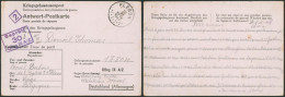 Guerre 40-45 - CP "Kriegsgefangenenpost" Expédié De Fléron (1941) > Oflag IX A/Z + Censure (30, Kassel) - Guerre 40-45 (Lettres & Documents)