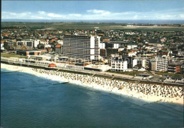 71992162 Westerland Sylt Fliegeraufnahme Strand Und Promenade Westerland - Andere & Zonder Classificatie