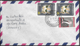 Colombia Barranquilla Cover To Germany 1961. Boxing Stamps - Colombia