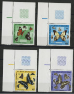 AFARS Et ISSAS N° 404 405 406 407 Cote 34 € Neufs ** (MNH) Papillons / Butterflies Qualité TB. - Unused Stamps