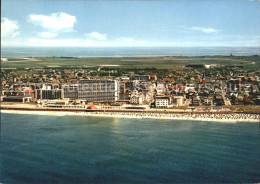 71992081 Westerland Sylt Fliegeraufnahme Strand Promenade Westerland - Andere & Zonder Classificatie