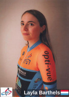 Cyclisme , Layla BARTHELS 2023 - 2024 Signee - Radsport